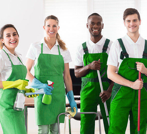 cleaning team at Cherokee Cleaning Company