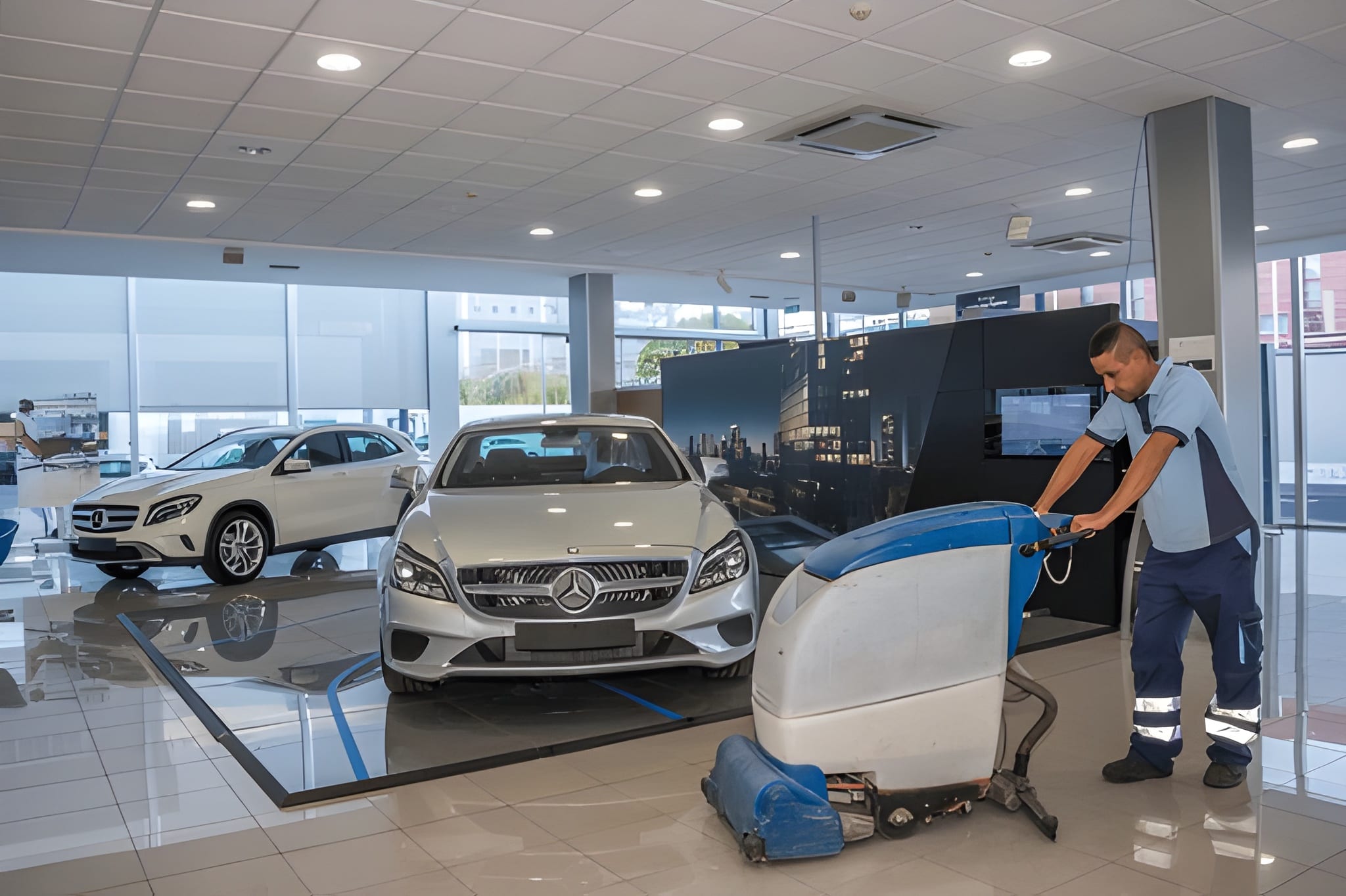 Auto Dealership Cleaning