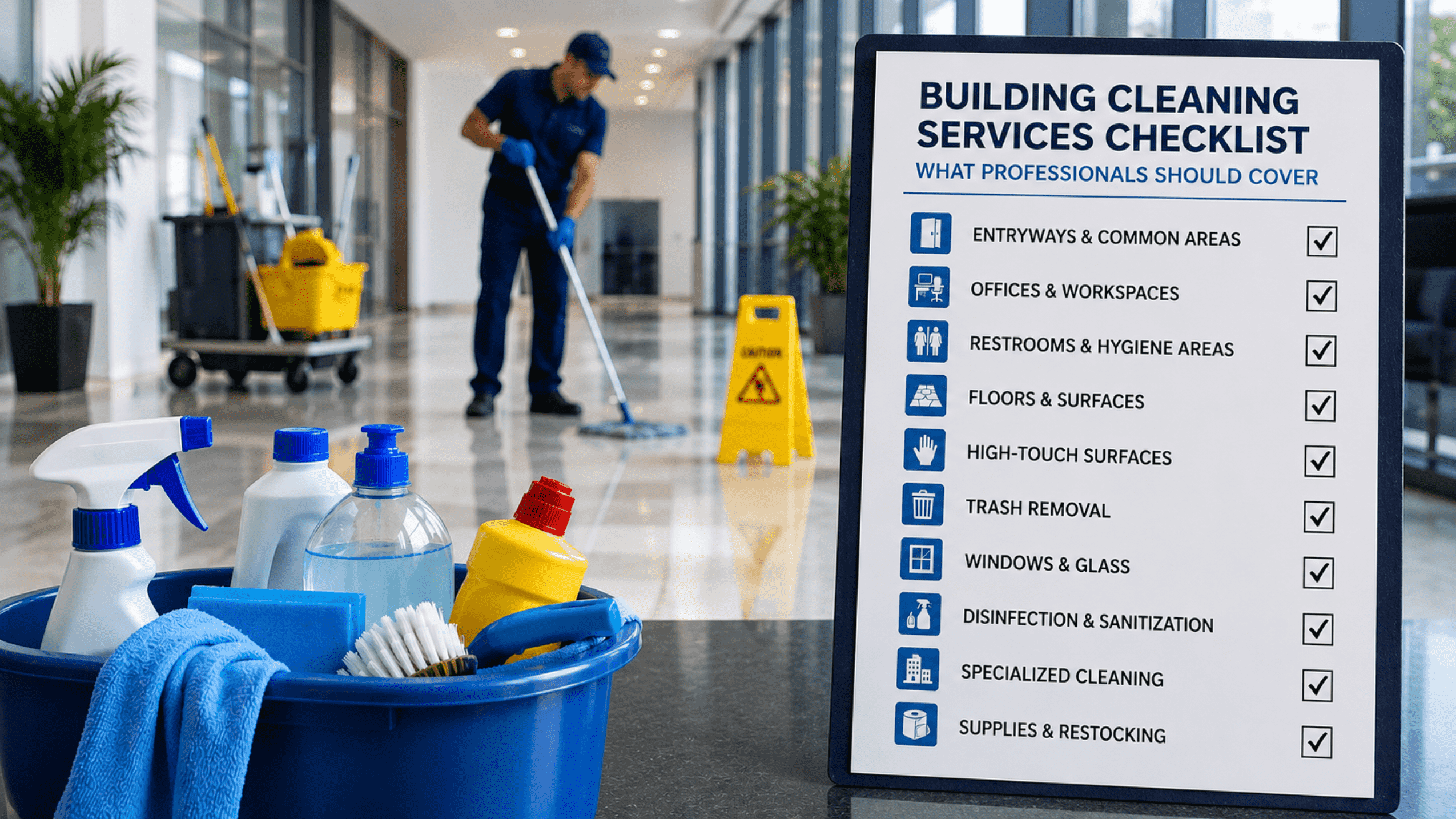 Building Cleaning Services Checklist